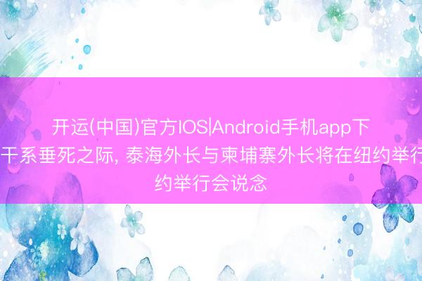 开运(中国)官方IOS|Android手机app下载 泰柬干系垂死之际， 泰海外长与柬埔寨外长将在纽约举行会说念